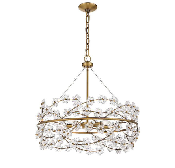 Savoy House Camille 1-1727-5-322 Chandelier Light - Warm Brass