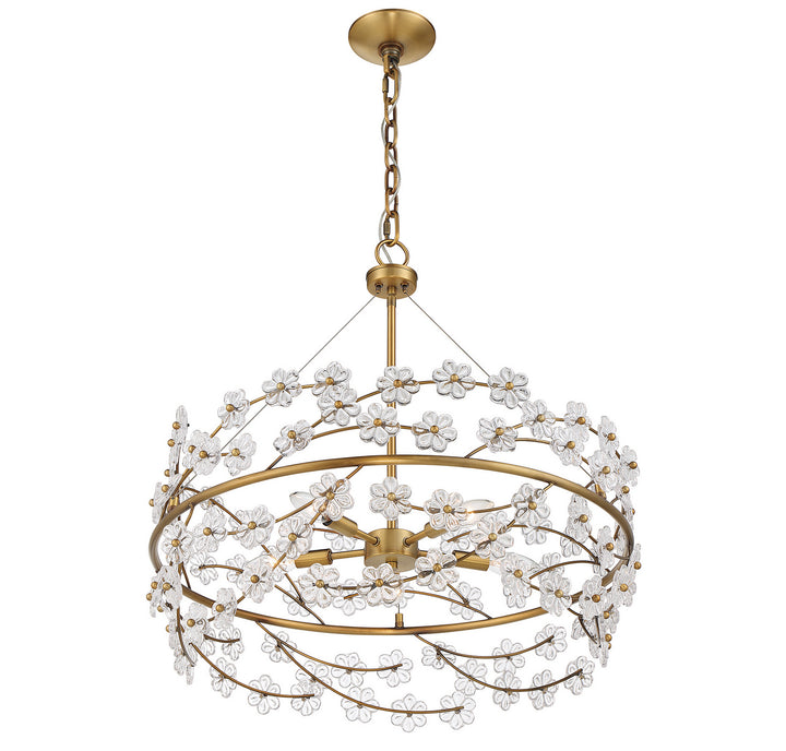 Savoy House Camille 1-1727-5-322 Chandelier Light - Warm Brass