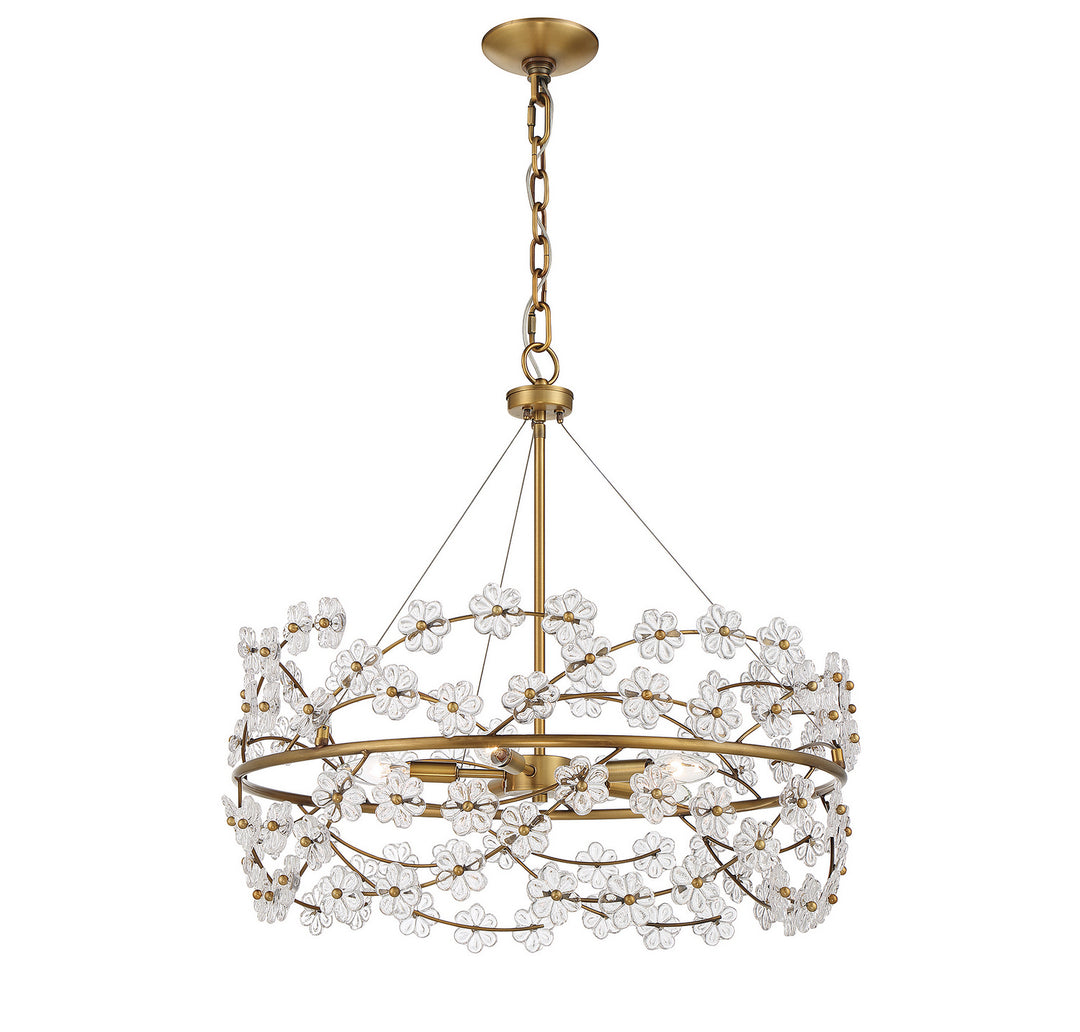 Savoy House Camille 1-1727-5-322 Chandelier Light - Warm Brass