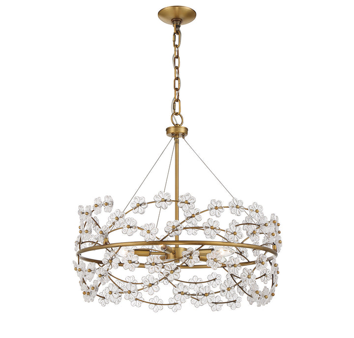 Savoy House Camille 1-1727-5-322 Chandelier Light - Warm Brass