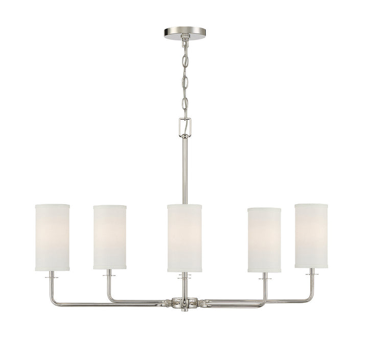 Savoy House Powell 1-1756-6-109 Chandelier Light - Polished Nickel