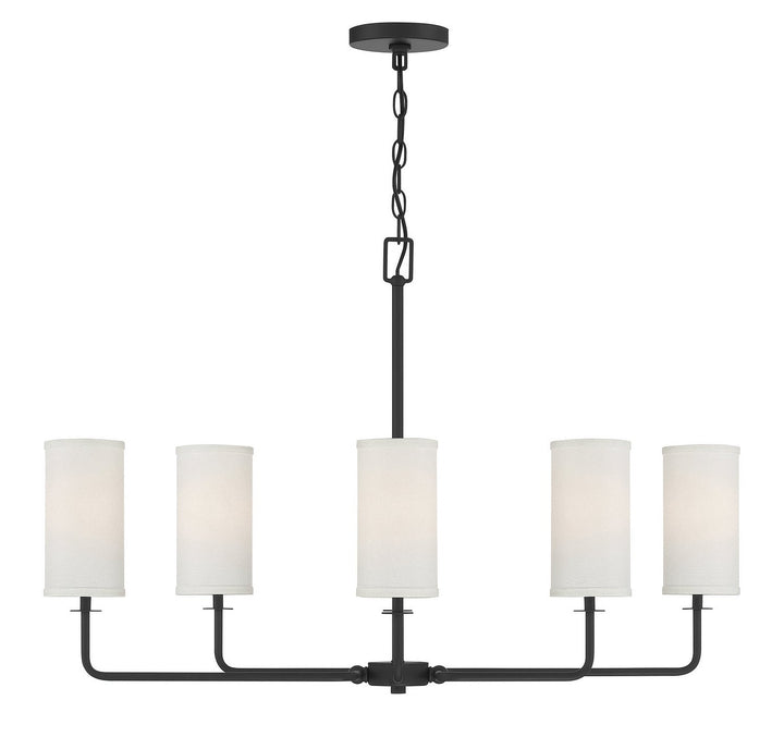 Savoy House Powell 1-1756-6-89 Chandelier Light - Matte Black