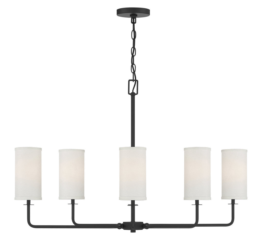 Savoy House Powell 1-1756-6-89 Chandelier Light - Matte Black