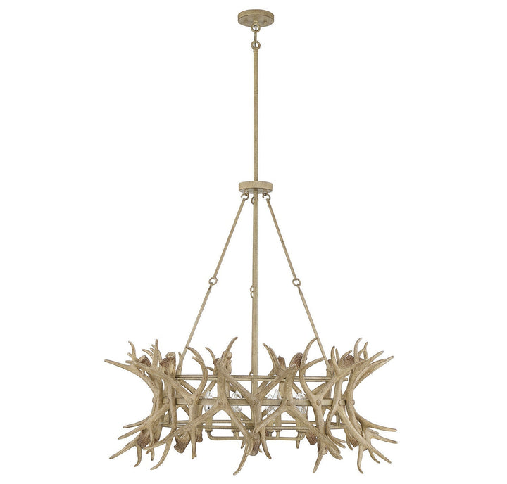 Savoy House Daniels 1-1760-8-198 Chandelier Light - Natural Antler