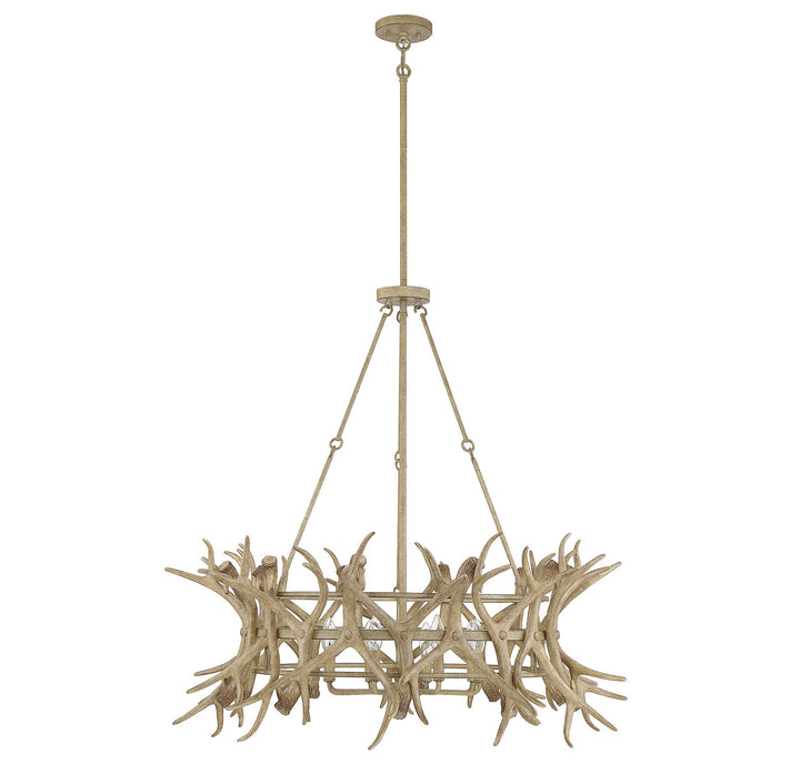 Savoy House Daniels 1-1760-8-198 Chandelier Light - Natural Antler