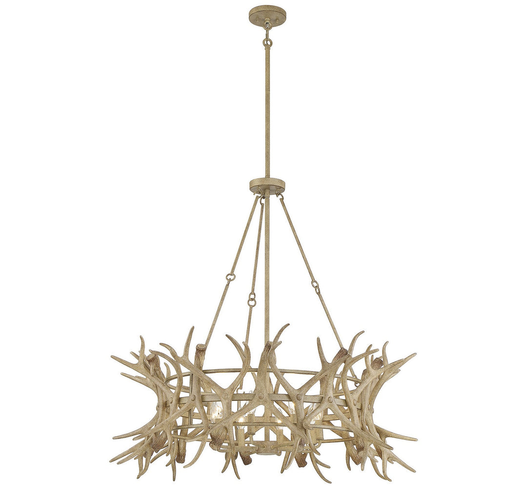 Savoy House Daniels 1-1760-8-198 Chandelier Light - Natural Antler