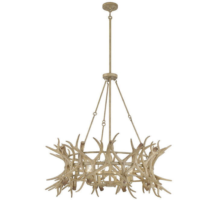 Savoy House Daniels 1-1760-8-198 Chandelier Light - Natural Antler