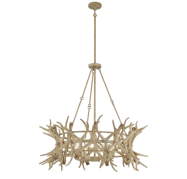 Savoy House Daniels 1-1760-8-198 Chandelier Light - Natural Antler