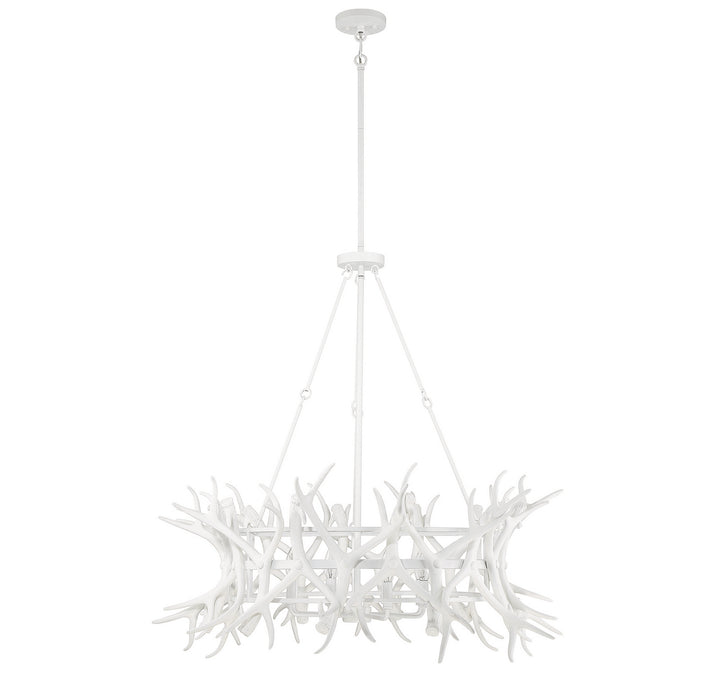 Savoy House Daniels 1-1760-8-80 Chandelier Light - Matte White