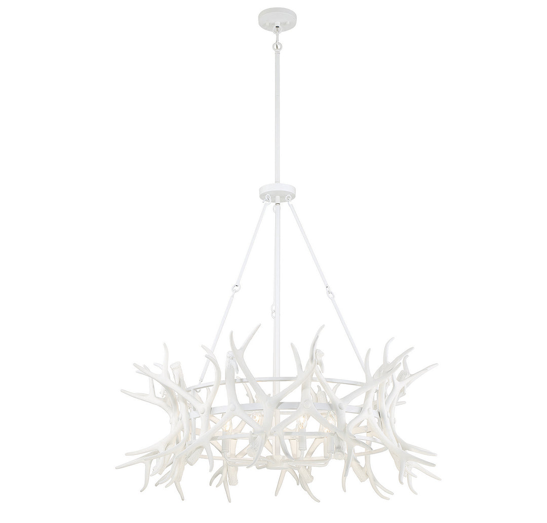 Savoy House Daniels 1-1760-8-80 Chandelier Light - Matte White