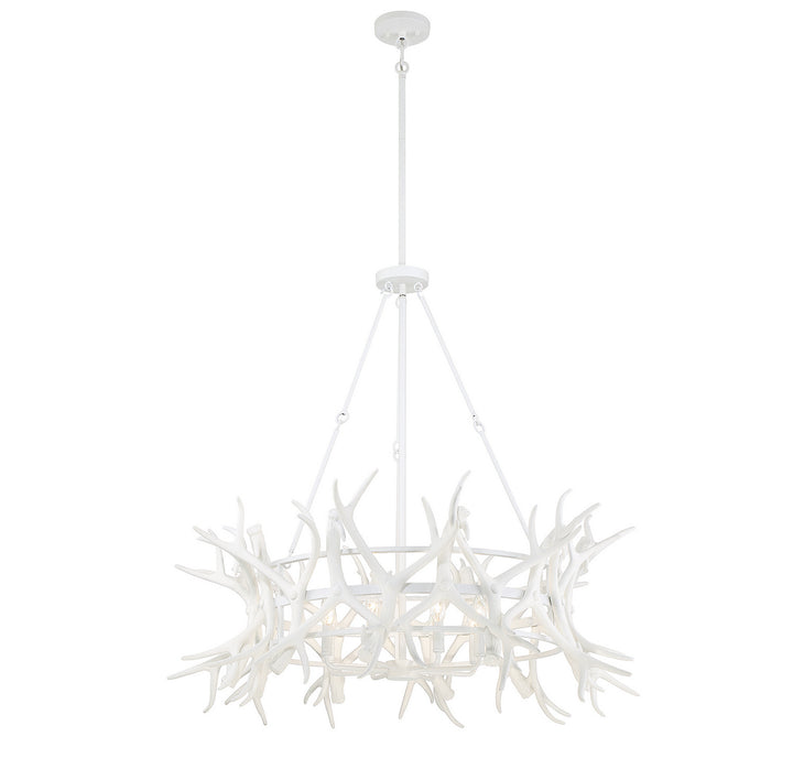 Savoy House Daniels 1-1760-8-80 Chandelier Light - Matte White