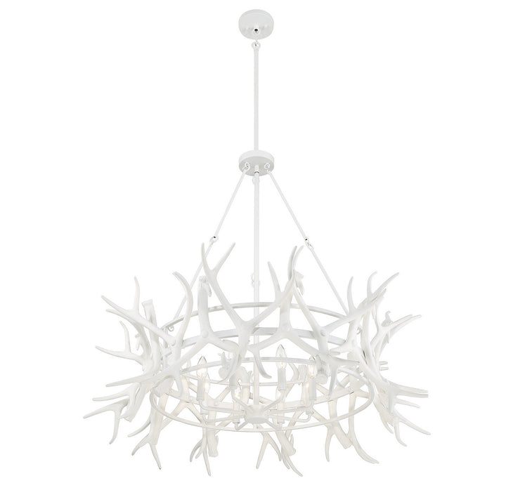 Savoy House Daniels 1-1760-8-80 Chandelier Light - Matte White