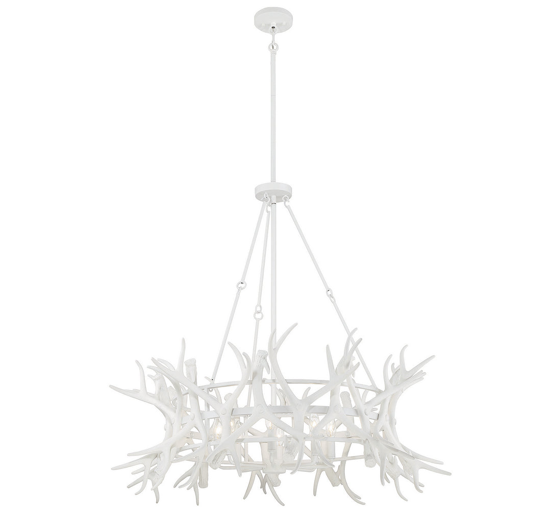 Savoy House Daniels 1-1760-8-80 Chandelier Light - Matte White
