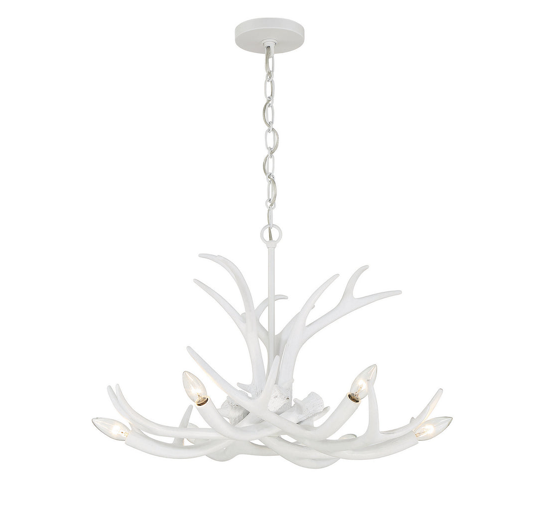 Savoy House Daniels 1-1761-6-80 Chandelier Light - Matte White