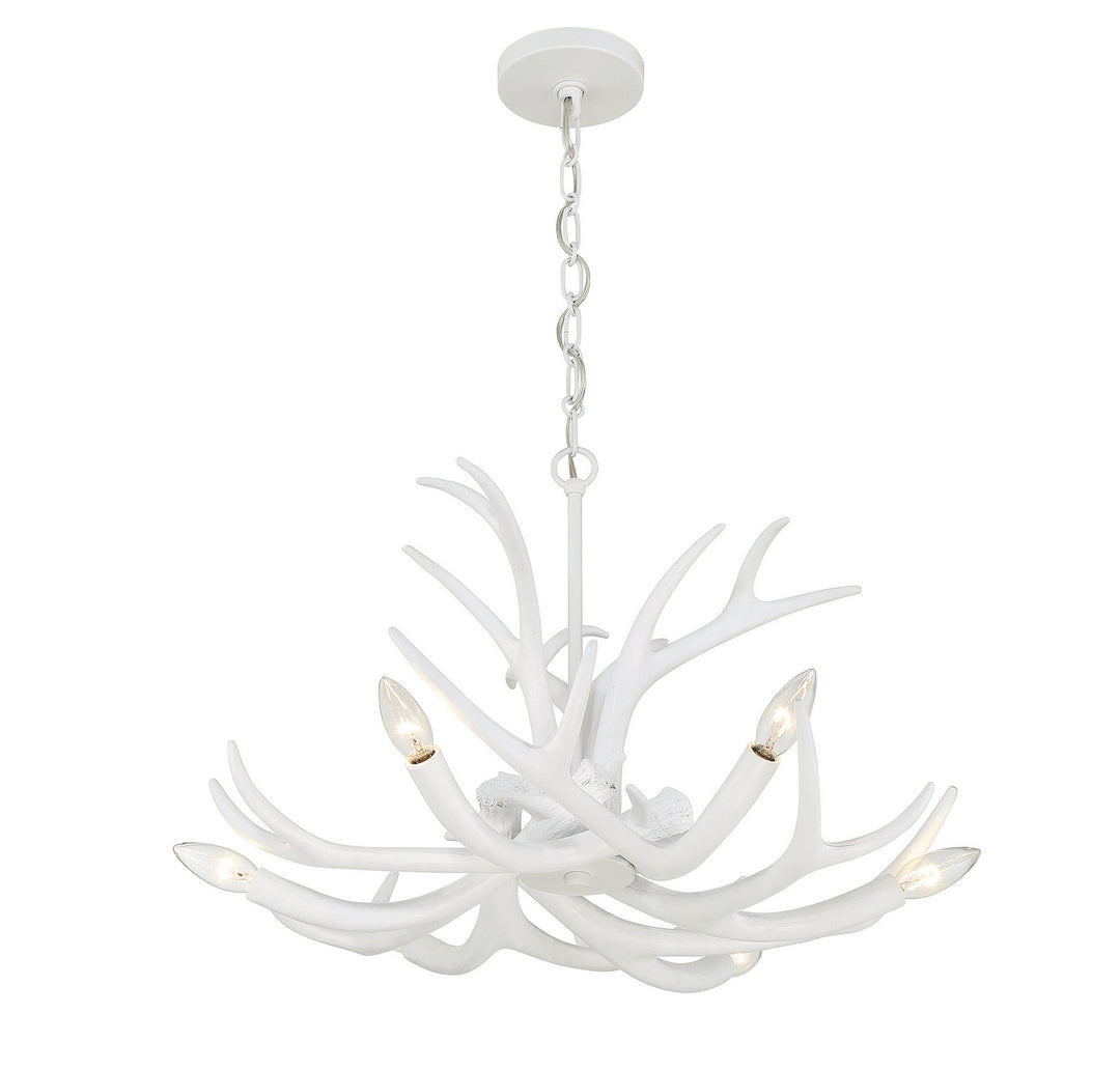 Savoy House Daniels 1-1761-6-80 Chandelier Light - Matte White