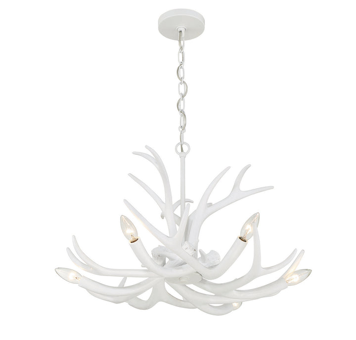 Savoy House Daniels 1-1761-6-80 Chandelier Light - Matte White