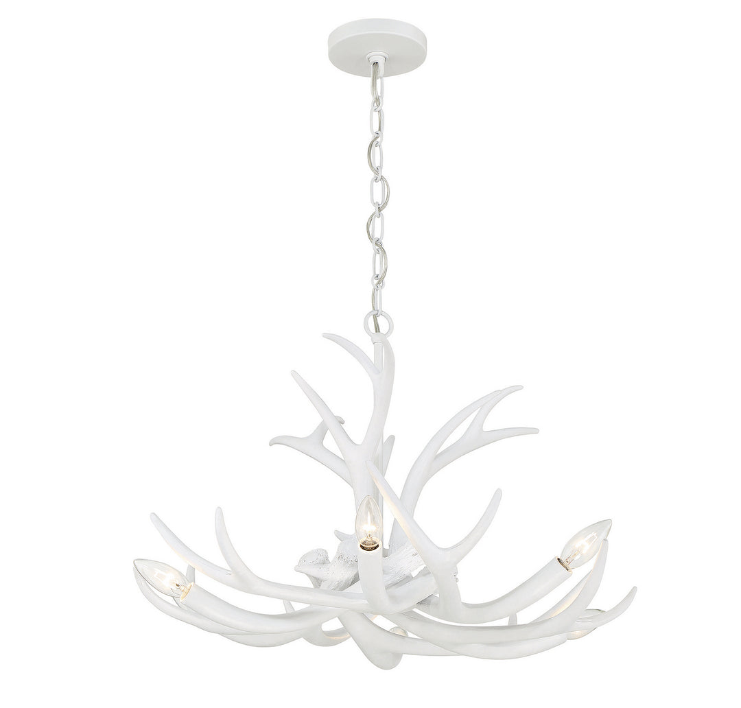 Savoy House Daniels 1-1761-6-80 Chandelier Light - Matte White