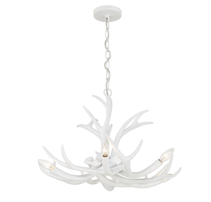Savoy House Daniels 1-1761-6-80 Chandelier Light - Matte White