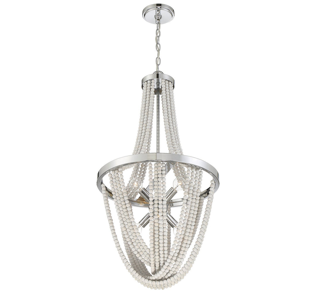 Savoy House Contessa 1-1765-6-110 Chandelier Light - Polished Chrome