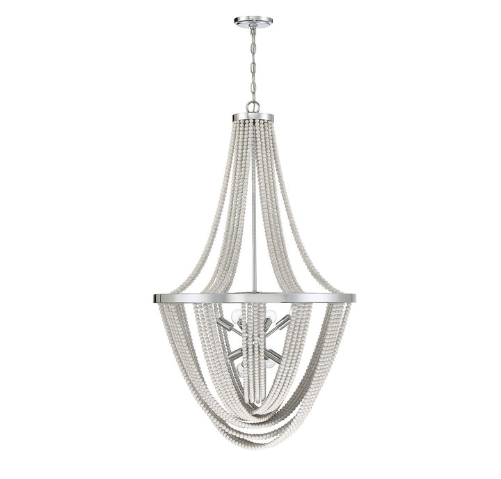 Savoy House Contessa 1-1766-8-110 Chandelier Light - Polished Chrome