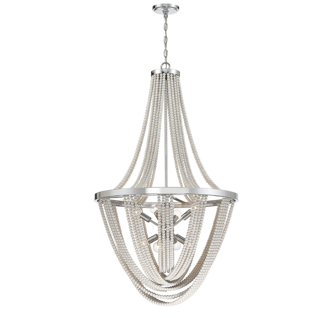 Savoy House Contessa 1-1766-8-110 Chandelier Light - Polished Chrome