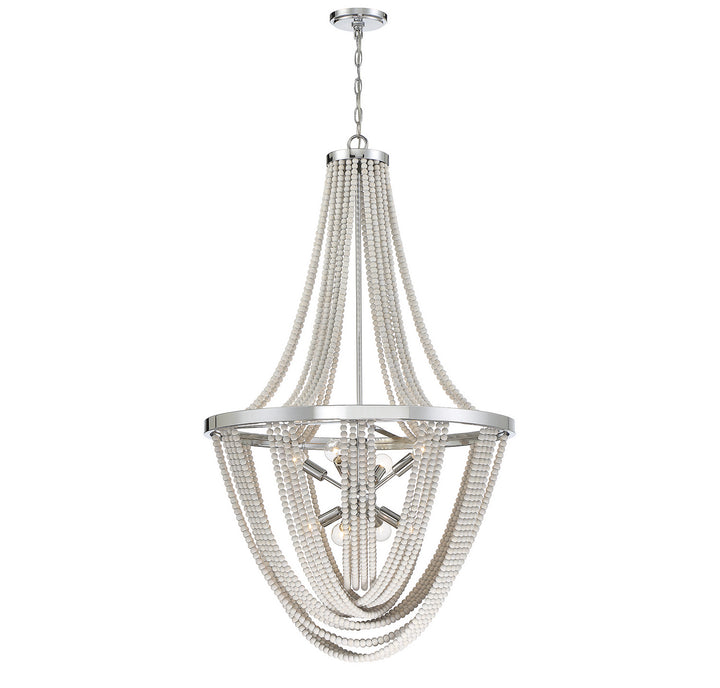 Savoy House Contessa 1-1766-8-110 Chandelier Light - Polished Chrome