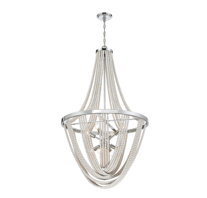 Savoy House Contessa 1-1766-8-110 Chandelier Light - Polished Chrome