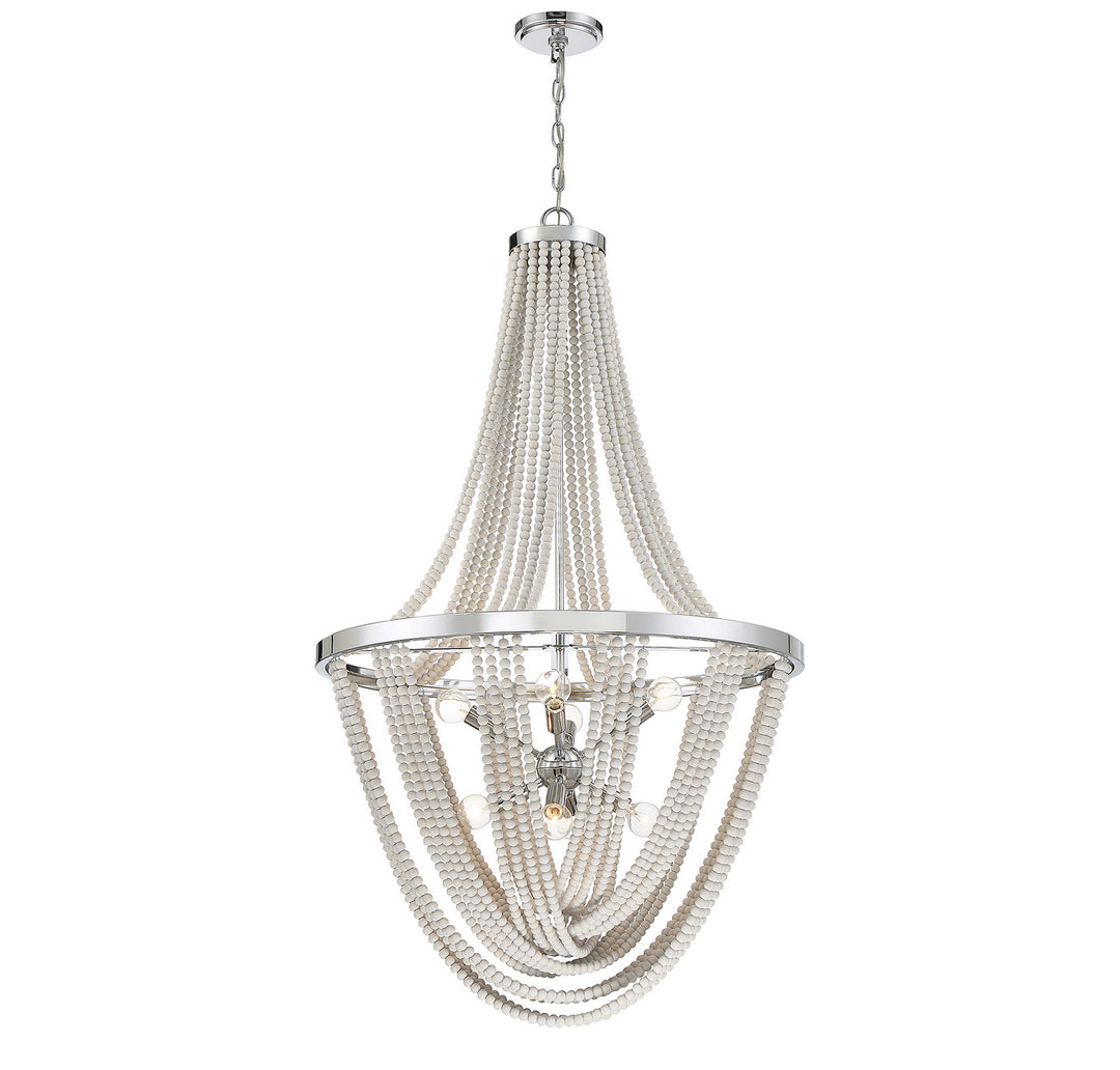 Savoy House Contessa 1-1766-8-110 Chandelier Light - Polished Chrome