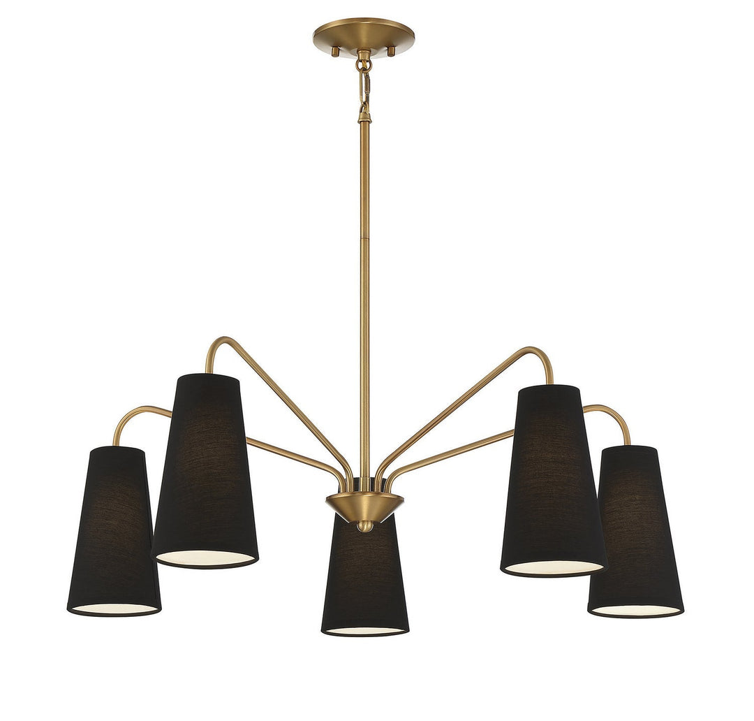 Savoy House Edgewood 1-1786-5-322 Chandelier Light - Warm Brass