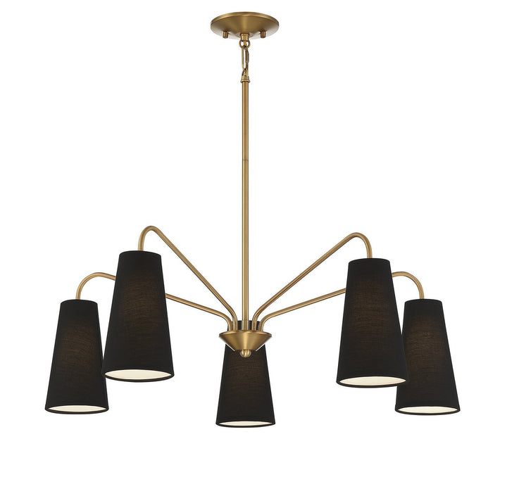 Savoy House Edgewood 1-1786-5-322 Chandelier Light - Warm Brass