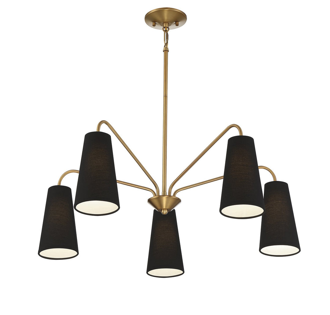 Savoy House Edgewood 1-1786-5-322 Chandelier Light - Warm Brass