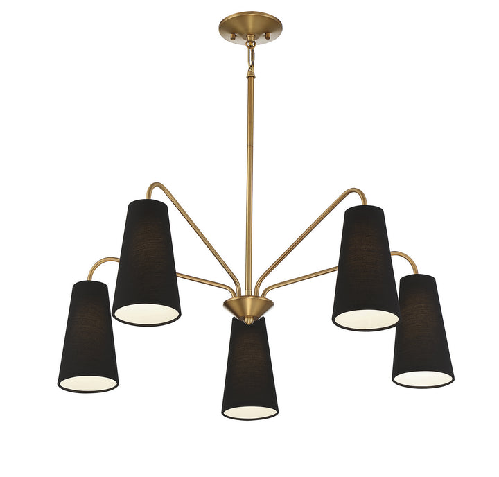 Savoy House Edgewood 1-1786-5-322 Chandelier Light - Warm Brass