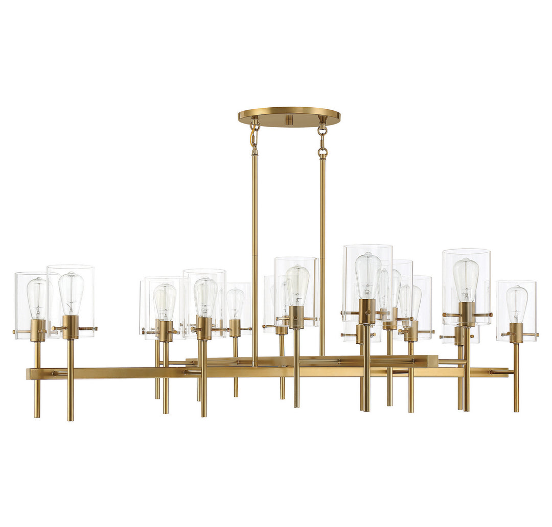 Savoy House Vista 1-1800-16-171 Pendant Light - Burnished Brass