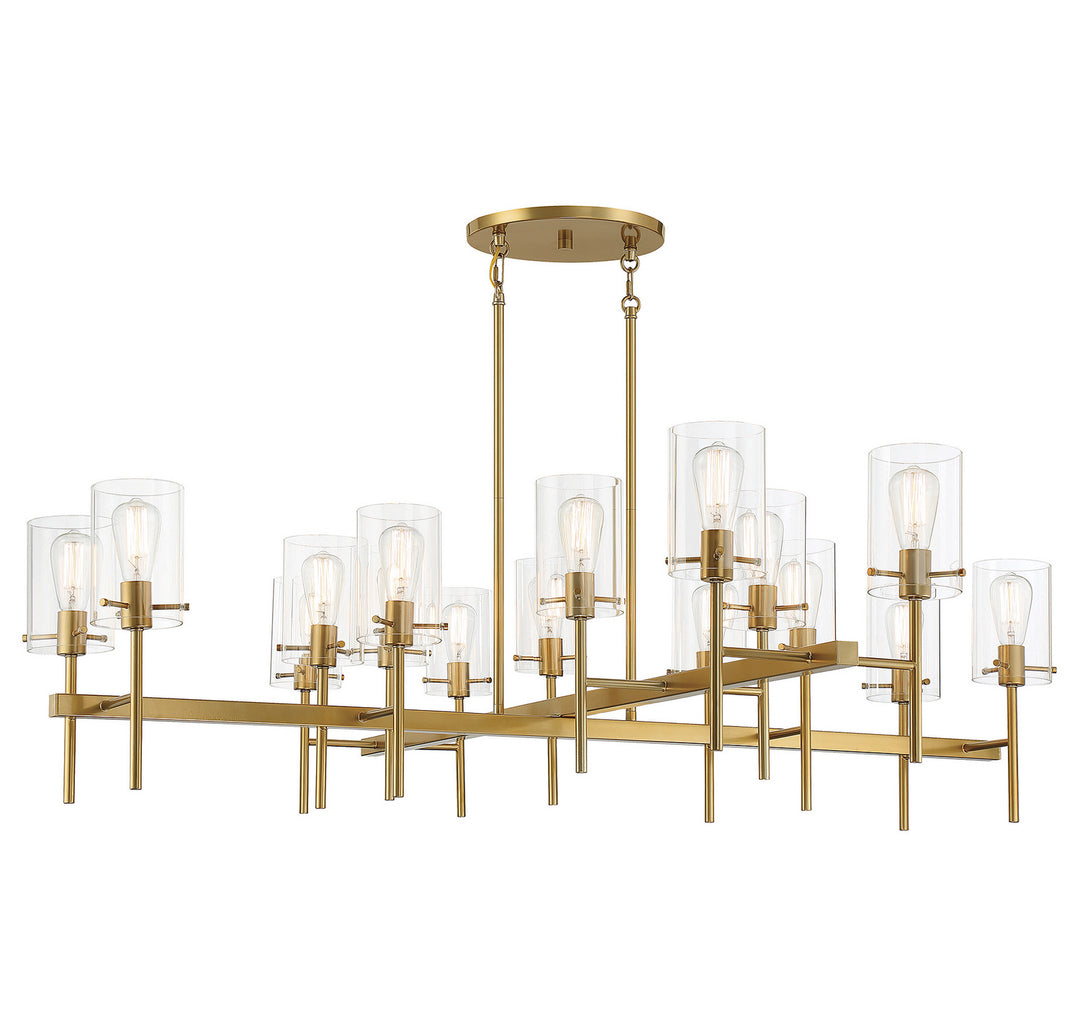 Savoy House Vista 1-1800-16-171 Pendant Light - Burnished Brass
