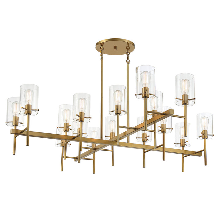 Savoy House Vista 1-1800-16-171 Pendant Light - Burnished Brass