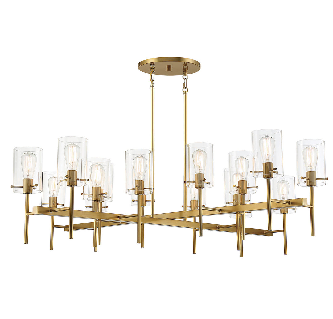 Savoy House Vista 1-1800-16-171 Pendant Light - Burnished Brass
