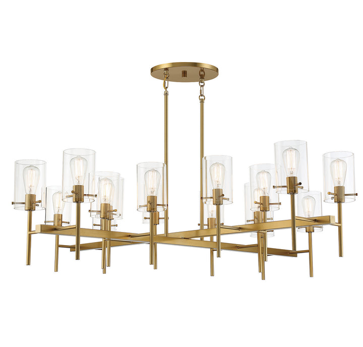 Savoy House Vista 1-1800-16-171 Pendant Light - Burnished Brass