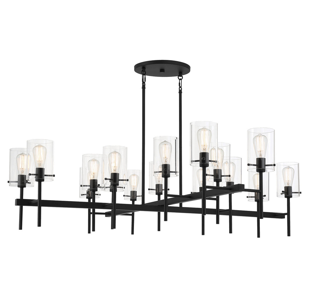 Savoy House Vista 1-1800-16-89 Pendant Light - Matte Black