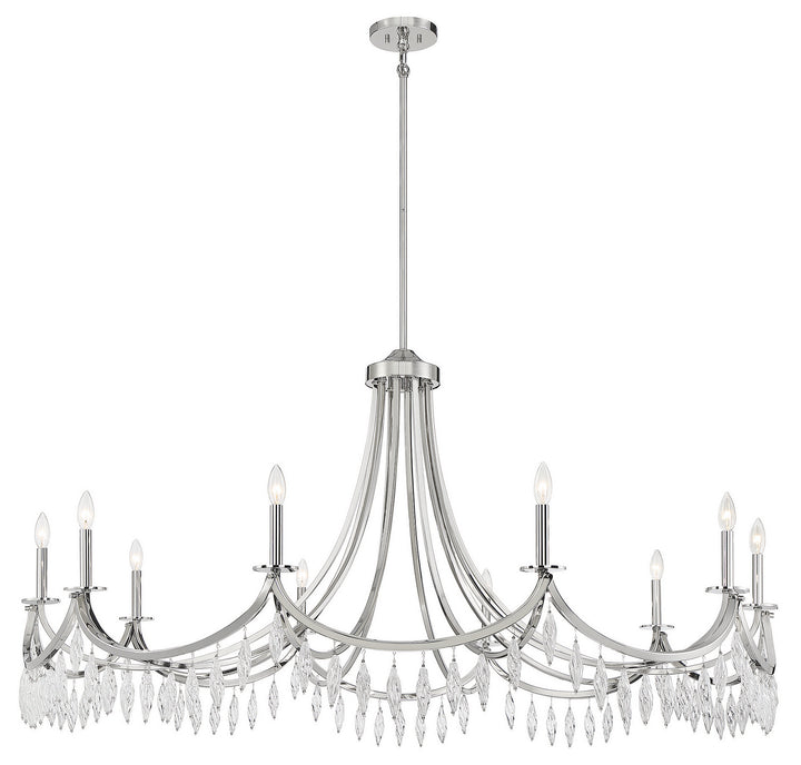 Savoy House Kameron 1-1805-10-109 Chandelier Light - Polished Nickel