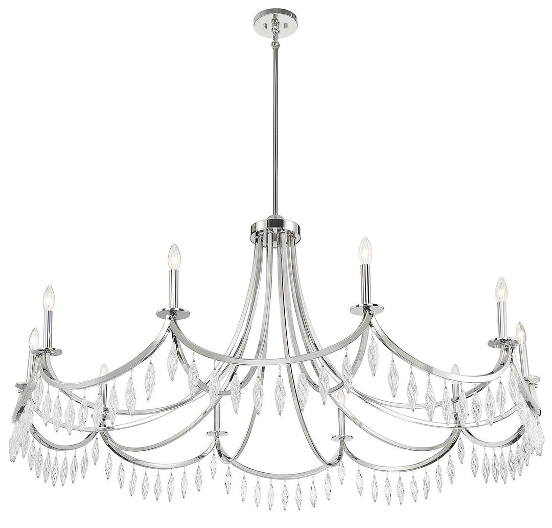Savoy House Kameron 1-1805-10-109 Chandelier Light - Polished Nickel