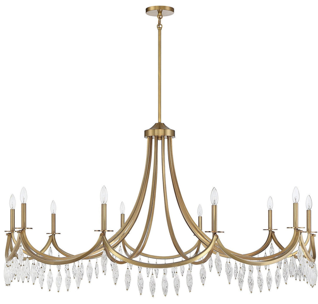 Savoy House Kameron 1-1805-10-322 Chandelier Light - Warm Brass