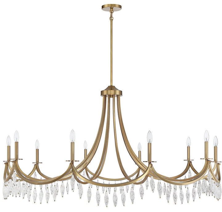 Savoy House Kameron 1-1805-10-322 Chandelier Light - Warm Brass