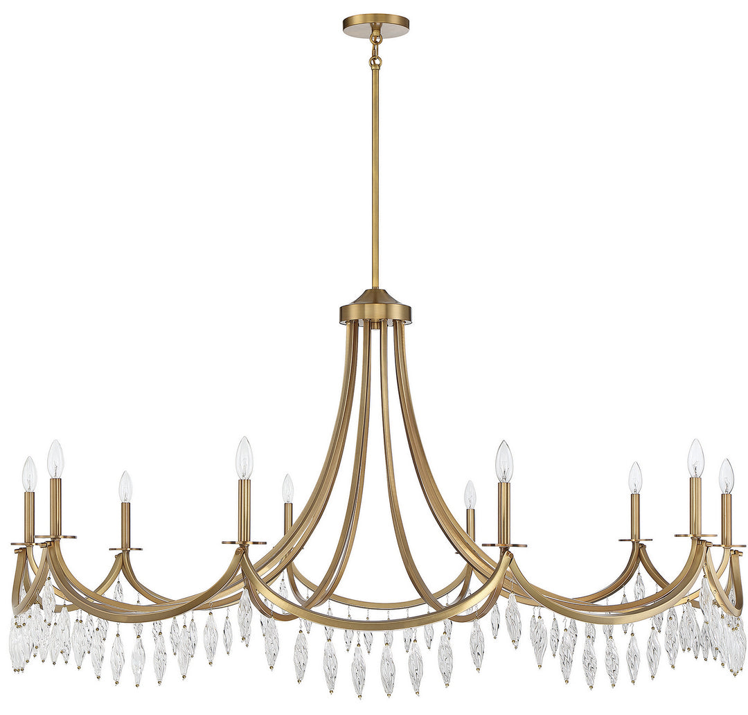 Savoy House Kameron 1-1805-10-322 Chandelier Light - Warm Brass