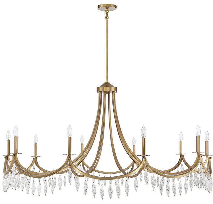 Savoy House Kameron 1-1805-10-322 Chandelier Light - Warm Brass