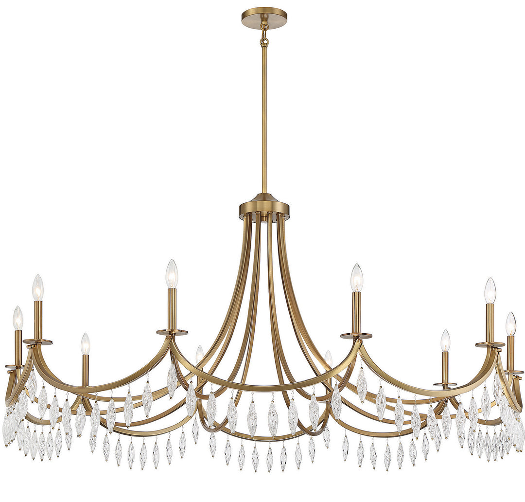 Savoy House Kameron 1-1805-10-322 Chandelier Light - Warm Brass