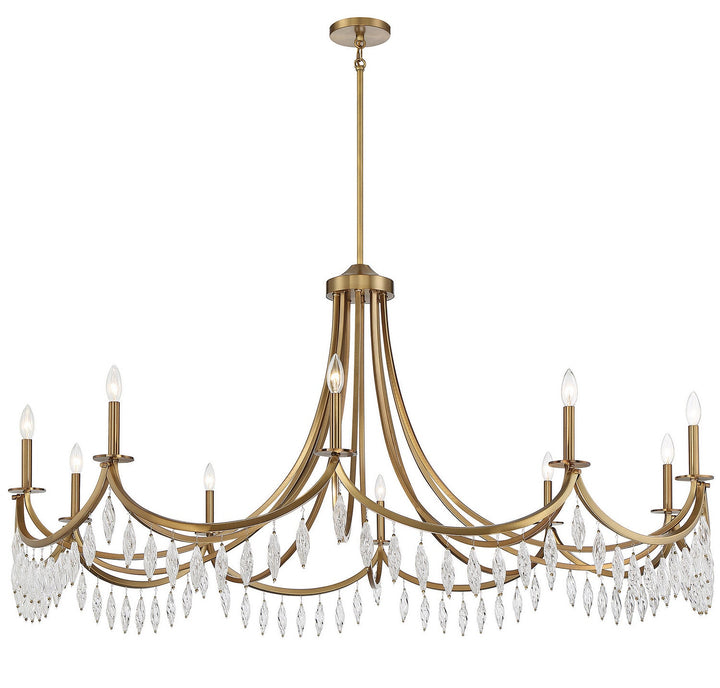 Savoy House Kameron 1-1805-10-322 Chandelier Light - Warm Brass