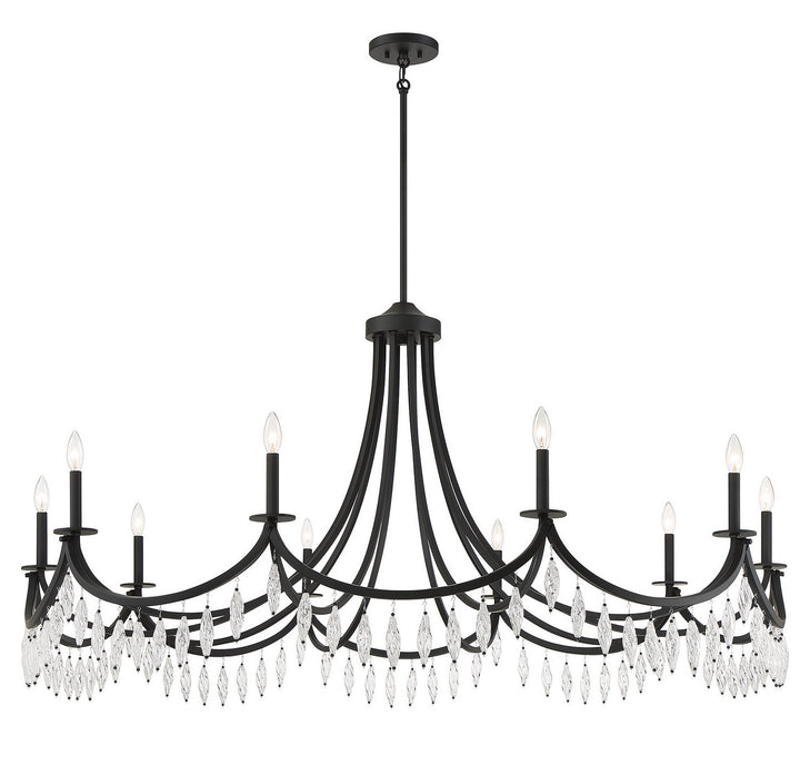 Savoy House Kameron 1-1805-10-89 Chandelier Light - Matte Black