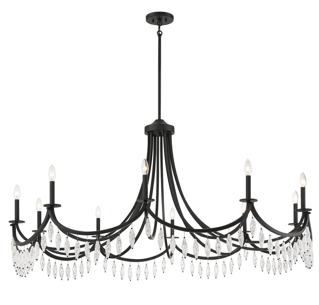 Savoy House Kameron 1-1805-10-89 Chandelier Light - Matte Black