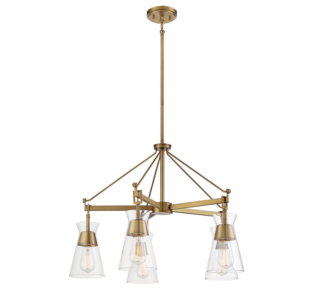Savoy House Lakewood 1-1832-5-322 Chandelier Light - Warm Brass