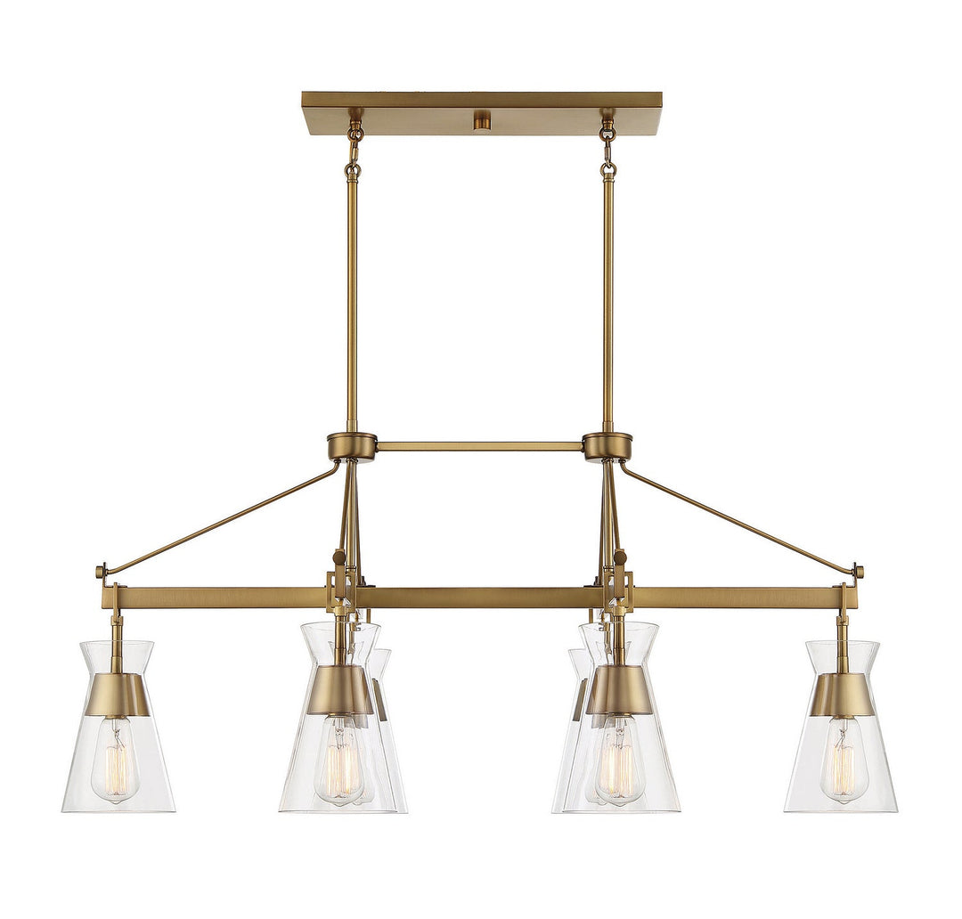 Savoy House Lakewood 1-1833-6-322 Pendant Light - Warm Brass